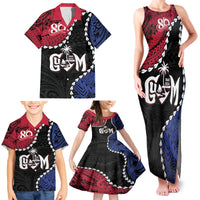Personalized Guam 80th Anniversary Liberation Day Family Matching Tank Maxi Dress and Hawaiian Shirt Tano I Man Chamoru Since 1944 LT9 - Polynesian Pride