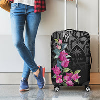 Guahan Puti Tai Nobiu Luggage Cover Guam Bougainvillea Flower Art LT9 - Polynesian Pride