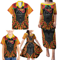 Personalised Papua New Guinea Remembrance Day Family Matching Puletasi and Hawaiian Shirt LT9 - Polynesian Pride