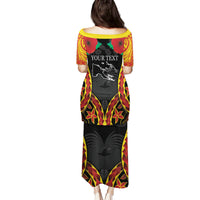Personalised Papua New Guinea Remembrance Day Family Matching Puletasi and Hawaiian Shirt LT9 - Polynesian Pride