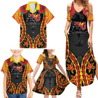 Personalised Papua New Guinea Remembrance Day Family Matching Summer Maxi Dress and Hawaiian Shirt LT9 - Polynesian Pride