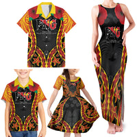 Personalised Papua New Guinea Remembrance Day Family Matching Tank Maxi Dress and Hawaiian Shirt LT9 - Polynesian Pride