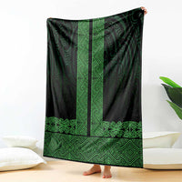 New Zealand Maori Kowhaiwhai Blanket Kakariki Maui and Mangopare LT9 - Polynesian Pride