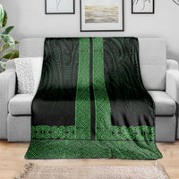 New Zealand Maori Kowhaiwhai Blanket Kakariki Maui and Mangopare LT9 - Polynesian Pride