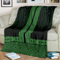 New Zealand Maori Kowhaiwhai Blanket Kakariki Maui and Mangopare LT9 - Polynesian Pride