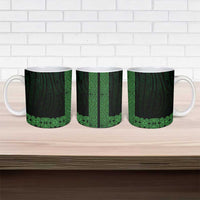 New Zealand Maori Kowhaiwhai Ceramic Mug Kakariki Maui and Mangopare LT9 - Polynesian Pride