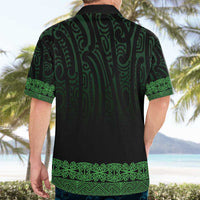 New Zealand Maori Kowhaiwhai Hawaiian Shirt Kakariki Maui and Mangopare LT9 - Polynesian Pride