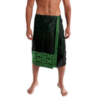 New Zealand Maori Kowhaiwhai Lavalava Kakariki Maui and Mangopare LT9 Green - Polynesian Pride