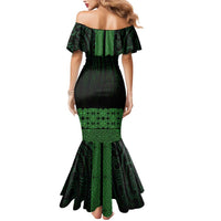 New Zealand Maori Kowhaiwhai Mermaid Dress Kakariki Maui and Mangopare LT9 - Polynesian Pride