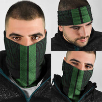 New Zealand Maori Kowhaiwhai Neck Gaiter Kakariki Maui and Mangopare LT9 - Polynesian Pride