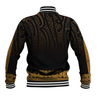 New Zealand Maori Kowhaiwhai Baseball Jacket Karaka Maui and Mangopare LT9 - Polynesian Pride