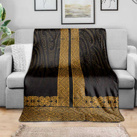 New Zealand Maori Kowhaiwhai Blanket Karaka Maui and Mangopare LT9 - Polynesian Pride
