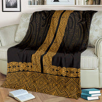 New Zealand Maori Kowhaiwhai Blanket Karaka Maui and Mangopare LT9 - Polynesian Pride