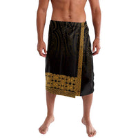 New Zealand Maori Kowhaiwhai Lavalava Karaka Maui and Mangopare LT9 Gold - Polynesian Pride