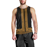 New Zealand Maori Kowhaiwhai Men Tank Top Karaka Maui and Mangopare LT9 - Polynesian Pride