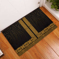 New Zealand Maori Kowhaiwhai Rubber Doormat Karaka Maui and Mangopare LT9 - Polynesian Pride