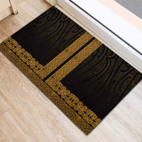 New Zealand Maori Kowhaiwhai Rubber Doormat Karaka Maui and Mangopare LT9 - Polynesian Pride