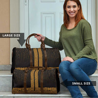 New Zealand Maori Kowhaiwhai Travel Bag Karaka Maui and Mangopare LT9 - Polynesian Pride