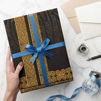 New Zealand Maori Kowhaiwhai Wrapping Paper Karaka Maui and Mangopare LT9 - Polynesian Pride