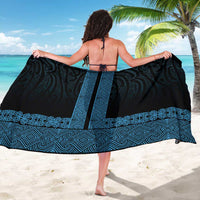 New Zealand Maori Kowhaiwhai Sarong Kikorangi Maui and Mangopare LT9 - Polynesian Pride