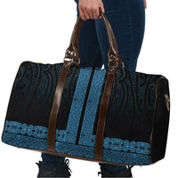 New Zealand Maori Kowhaiwhai Travel Bag Kikorangi Maui and Mangopare LT9 - Polynesian Pride