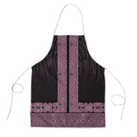 New Zealand Maori Kowhaiwhai Apron Mawhero Maui and Mangopare LT9 Pink - Polynesian Pride