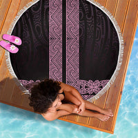 New Zealand Maori Kowhaiwhai Beach Blanket Mawhero Maui and Mangopare LT9 - Polynesian Pride
