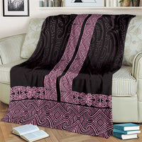 New Zealand Maori Kowhaiwhai Blanket Mawhero Maui and Mangopare LT9 - Polynesian Pride