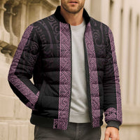 New Zealand Maori Kowhaiwhai Bomber Puffer Jacket Mawhero Maui and Mangopare LT9 - Polynesian Pride