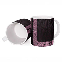 New Zealand Maori Kowhaiwhai Ceramic Mug Mawhero Maui and Mangopare LT9 - Polynesian Pride