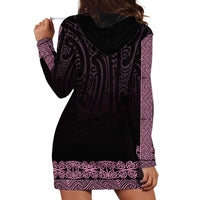 New Zealand Maori Kowhaiwhai Hoodie Dress Mawhero Maui and Mangopare LT9 - Polynesian Pride