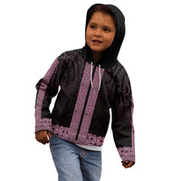 New Zealand Maori Kowhaiwhai Kid Hoodie Mawhero Maui and Mangopare LT9 - Polynesian Pride