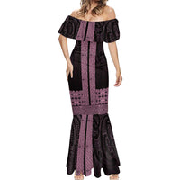New Zealand Maori Kowhaiwhai Mermaid Dress Mawhero Maui and Mangopare LT9 - Polynesian Pride