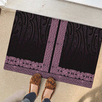 New Zealand Maori Kowhaiwhai Rubber Doormat Mawhero Maui and Mangopare LT9 - Polynesian Pride