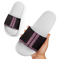 New Zealand Maori Kowhaiwhai Slide Sandals Mawhero Maui and Mangopare LT9 - Polynesian Pride