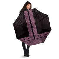 New Zealand Maori Kowhaiwhai Umbrella Mawhero Maui and Mangopare LT9 - Polynesian Pride