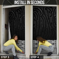 New Zealand Maori Kowhaiwhai Door Cover Pango Maui and Mangopare LT9 - Polynesian Pride
