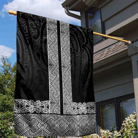 New Zealand Maori Kowhaiwhai Garden Flag Pango Maui and Mangopare LT9 - Polynesian Pride