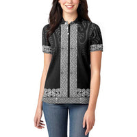 New Zealand Maori Kowhaiwhai Women Polo Shirt Pango Maui and Mangopare LT9 - Polynesian Pride