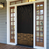 New Zealand Maori Kowhaiwhai Door Cover Parauri Maui and Mangopare LT9 - Polynesian Pride