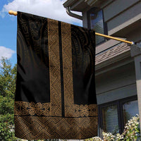 New Zealand Maori Kowhaiwhai Garden Flag Parauri Maui and Mangopare LT9 - Polynesian Pride