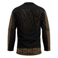 New Zealand Maori Kowhaiwhai Hockey Jersey Parauri Maui and Mangopare LT9 - Polynesian Pride