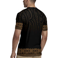 New Zealand Maori Kowhaiwhai Rugby Jersey Parauri Maui and Mangopare LT9 - Polynesian Pride
