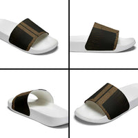 New Zealand Maori Kowhaiwhai Slide Sandals Parauri Maui and Mangopare LT9 - Polynesian Pride