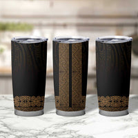 New Zealand Maori Kowhaiwhai Tumbler Cup Parauri Maui and Mangopare LT9 - Polynesian Pride