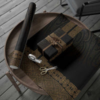 New Zealand Maori Kowhaiwhai Wrapping Paper Parauri Maui and Mangopare LT9 - Polynesian Pride