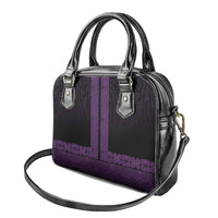 New Zealand Maori Kowhaiwhai Shoulder Handbag Waiporoporo Maui and Mangopare LT9 - Polynesian Pride