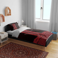 New Zealand Maori Kowhaiwhai Bedding Set Whero Maui and Mangopare LT9 - Polynesian Pride