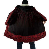 New Zealand Maori Kowhaiwhai Cloak Whero Maui and Mangopare LT9 - Polynesian Pride