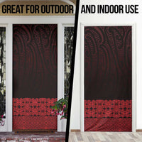 New Zealand Maori Kowhaiwhai Door Cover Whero Maui and Mangopare LT9 - Polynesian Pride
